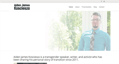 Desktop Screenshot of aiden-james.com